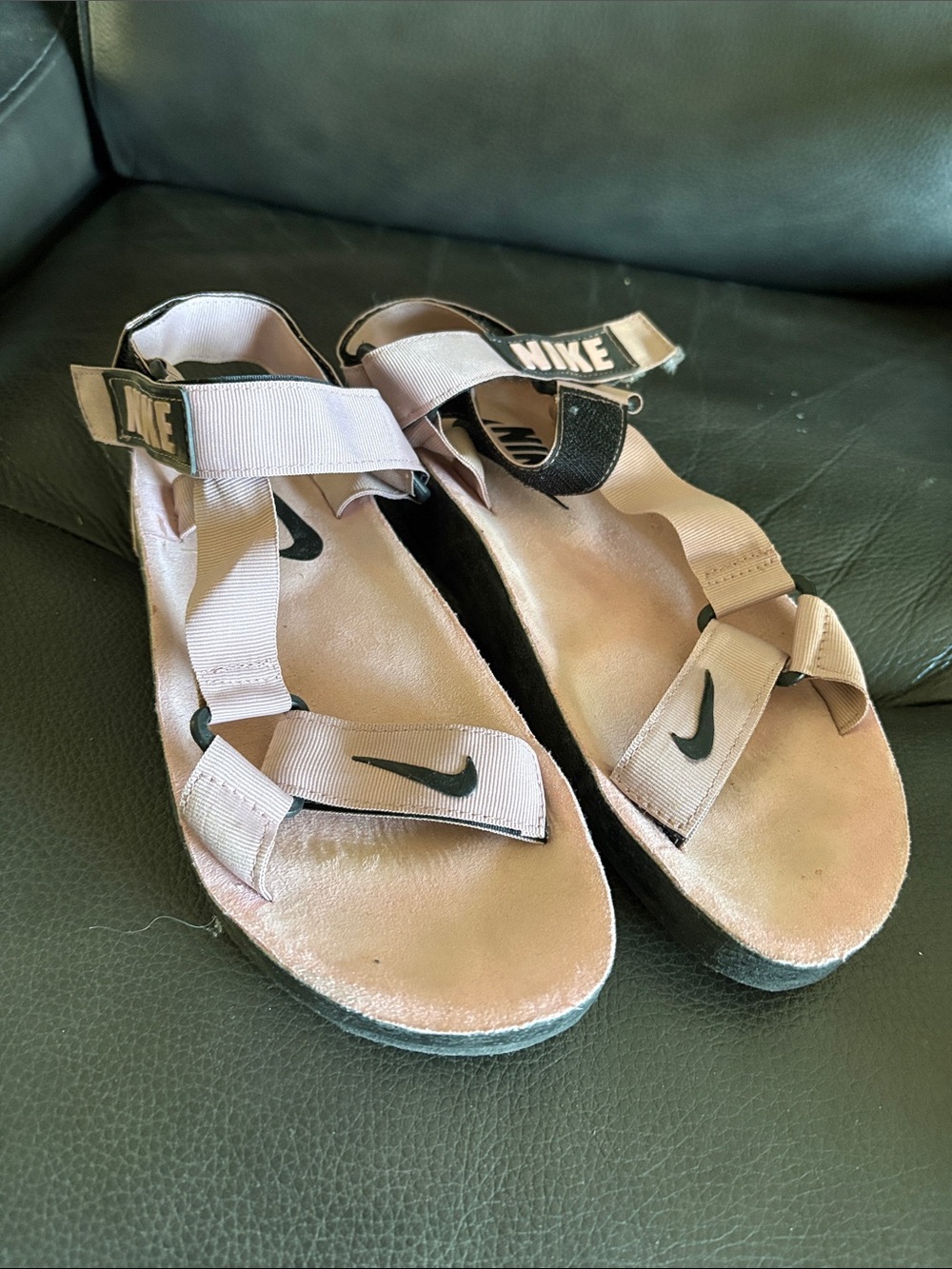 Nike Women’s Blush Pink Strap Sandals